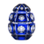 Fabergé Petite Blue Egg Paperweight 2.4 in