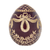 Fabergé Gatchina Gold Ruby Red Egg Paperweight 3.5 in का हिंदी अनुवाद