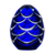 Fabergé Pine Cone Blue Egg Paperweight 2.4 in