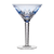Majesty Light Blue Martini Glass