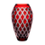 Fabergé Athenee Ruby Red Vase 9.1 in