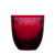 Rosenthal Greek Key Ruby Red पुराने ढंग से फैशनेड