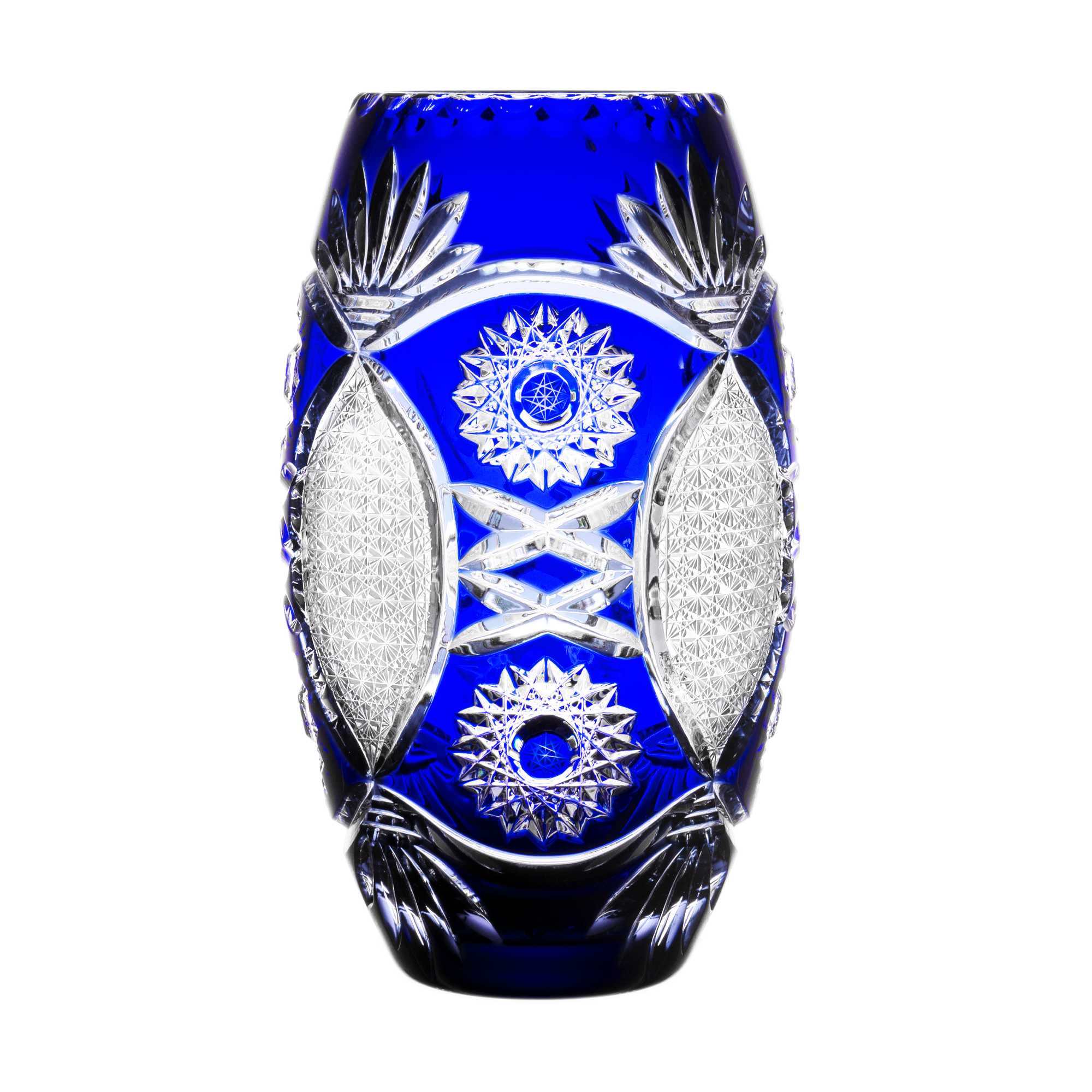 Fabergé Czar Bellagio Blue Vase 9.1 in