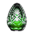 Easter Green Egg Paperweight 5.1 in