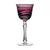 Birks Crystal Silver Ribbon Purple Small Wine Glass