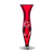 Soleil Ruby Red Vase 5.9 in