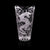 Ajka Crystal Chinese Dragon Vase 9.8 in