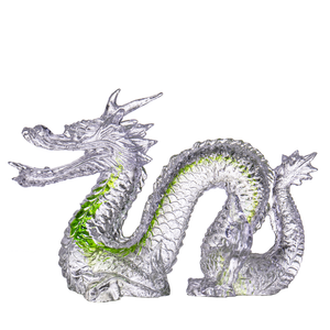 Dragon with Green Inlay