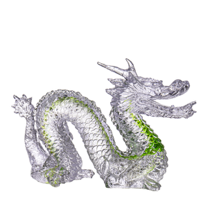 Dragon with Green Inlay