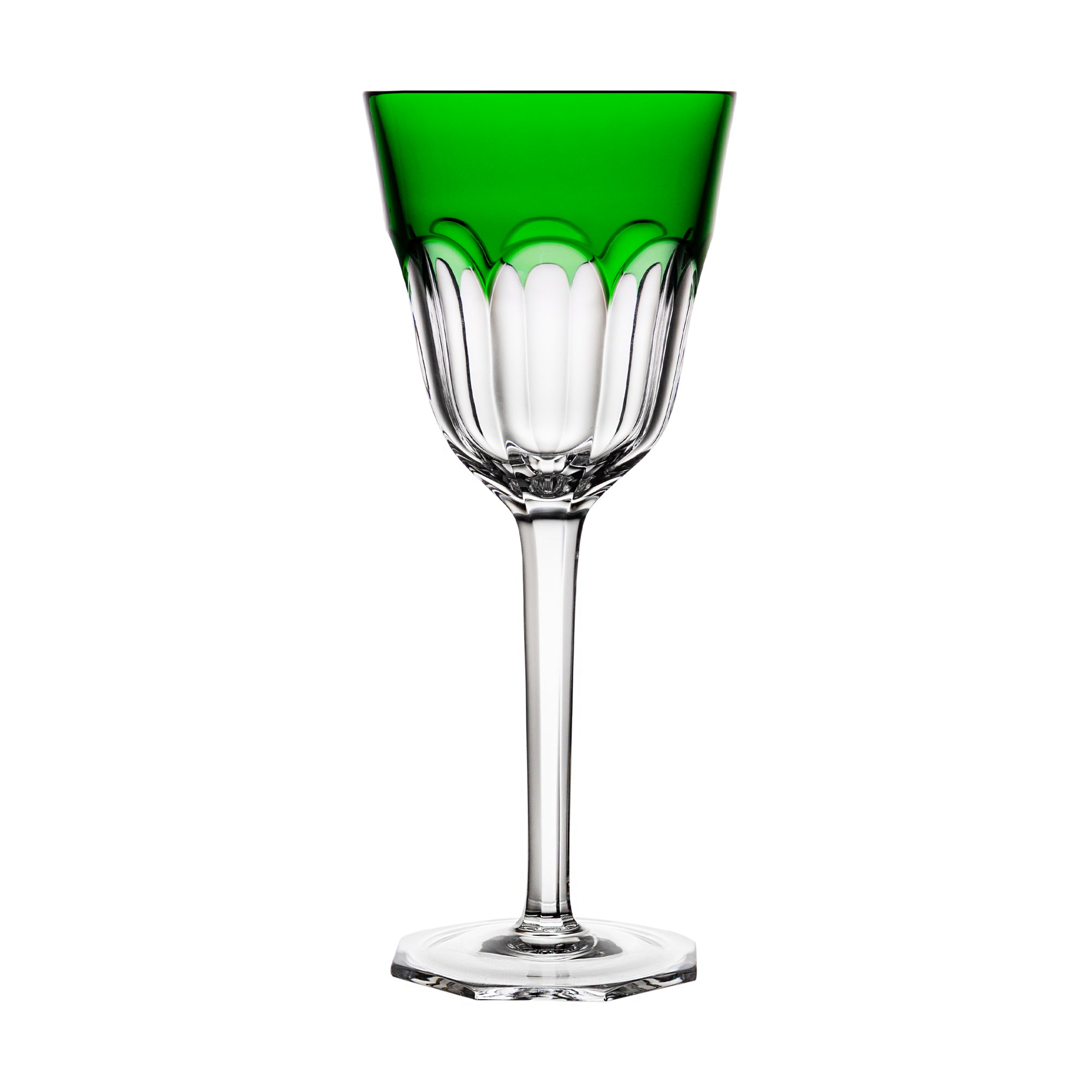 Fabergé Lausanne Green Wine Glass