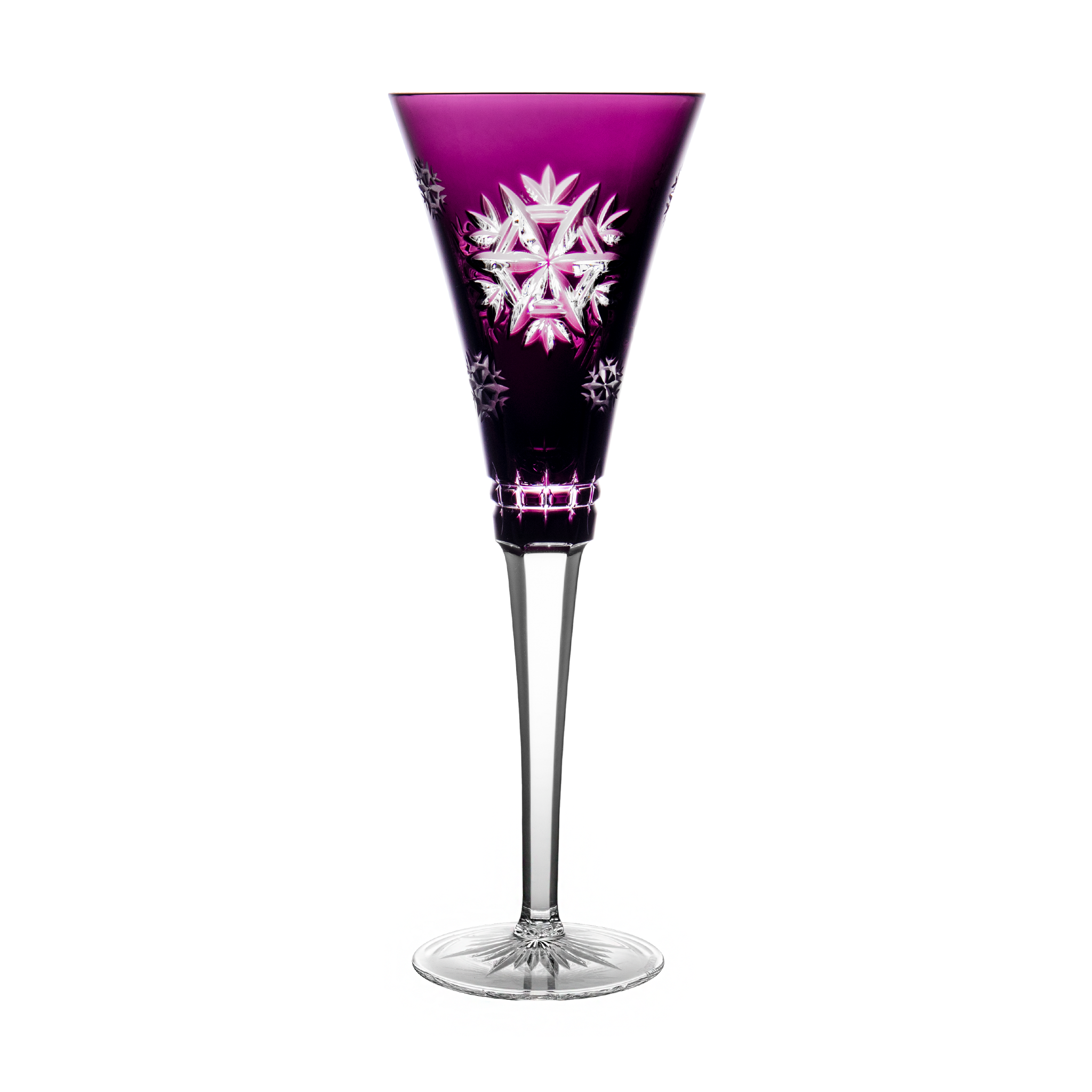 Waterford Snowflake Wishes '2015 Health' Purple Champagne Flute