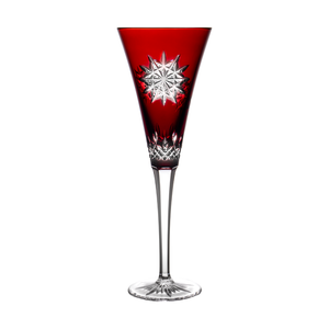 Waterford Snowflake Wishes ‘2011 Joy’ Ruby Red Champagne Flute