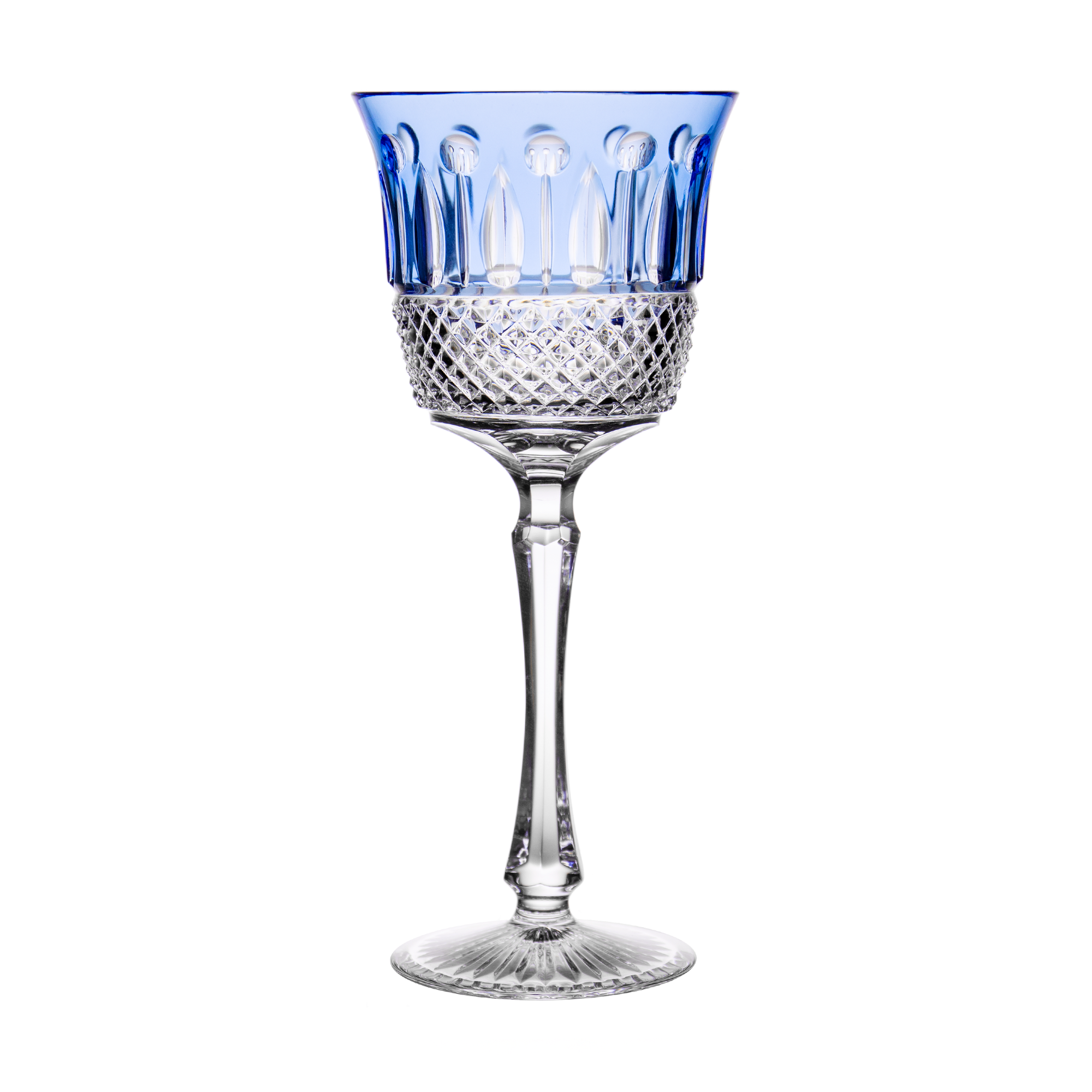 Cristal de Paris Yvan Light Blue Water Goblet