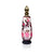 Ajka Crystal Double-Headed Eagle Double Cased Green and Golden Red Perfume Bottle 27.1 oz