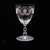 Ajka Crystal Double-Headed Eagle Goblet with Golden Emblem
