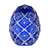 Fabergé Coronation Blue Egg Paperweight 2.4 in