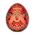 Fabergé Gatchina Gold Ruby Red Egg Paperweight 3.5 in