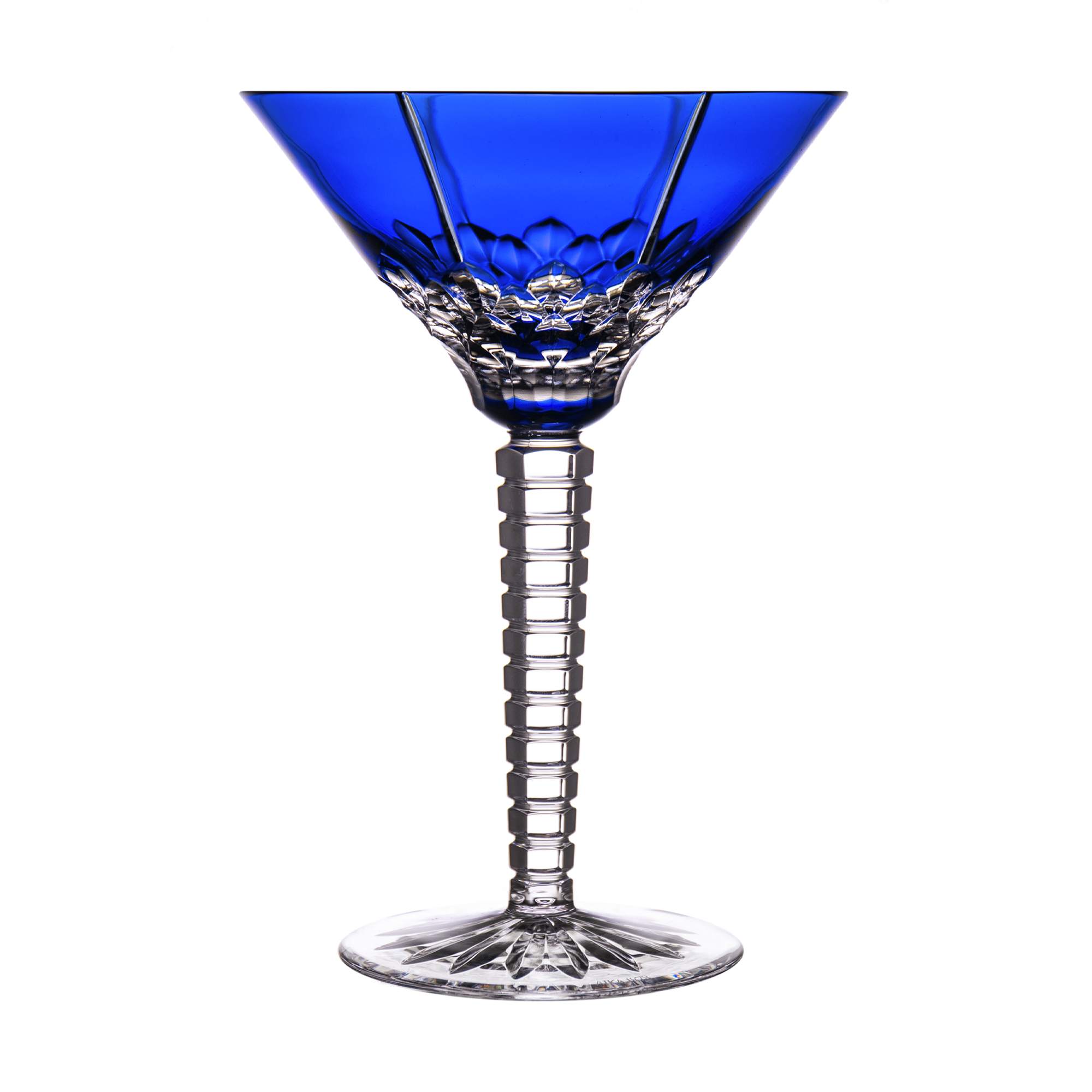 Castille Blue Martini Glass 1st Edition