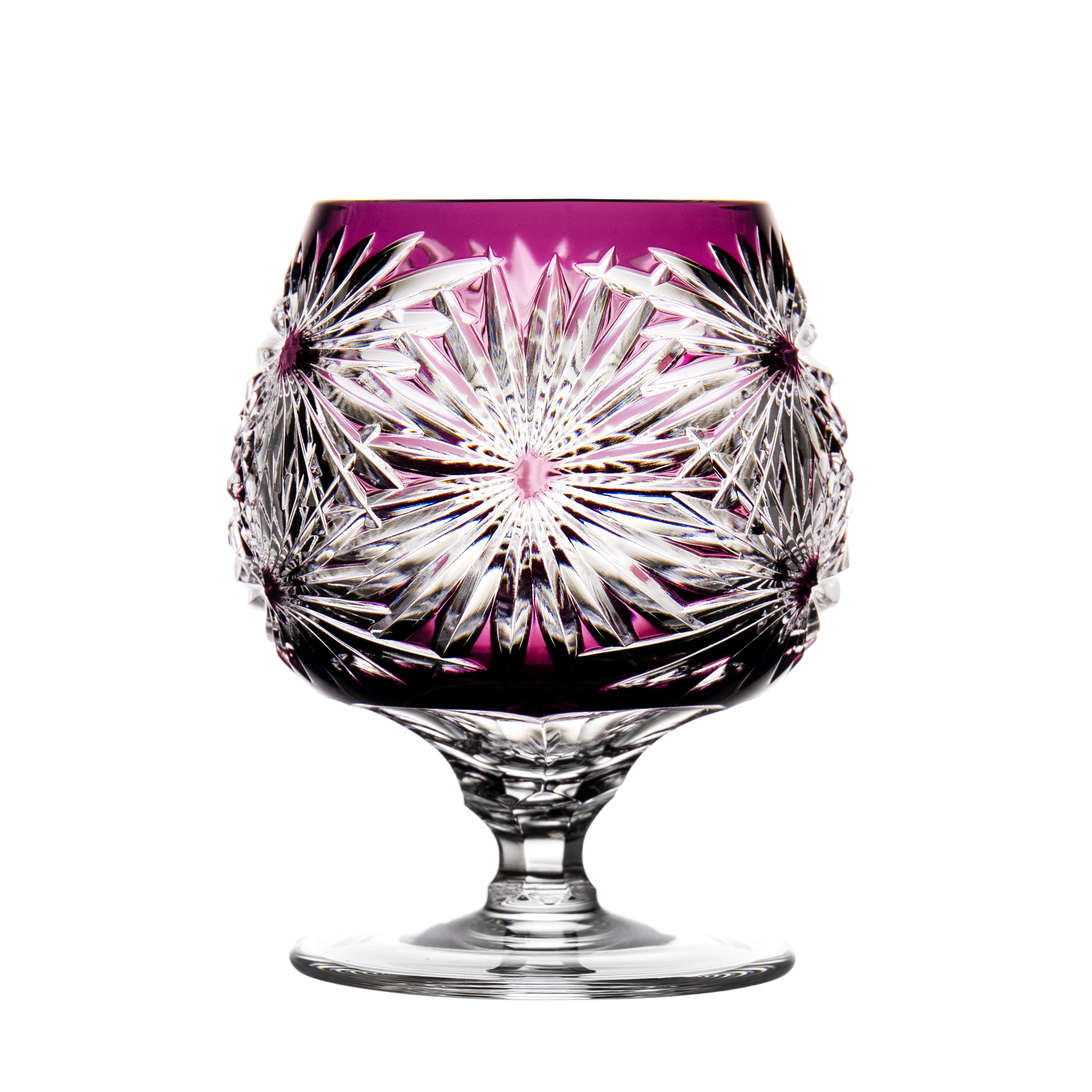 Easter Purple Brandy Glass