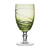 Birks Crystal Silver Ribbon Light Green Iced Beverage Goblet