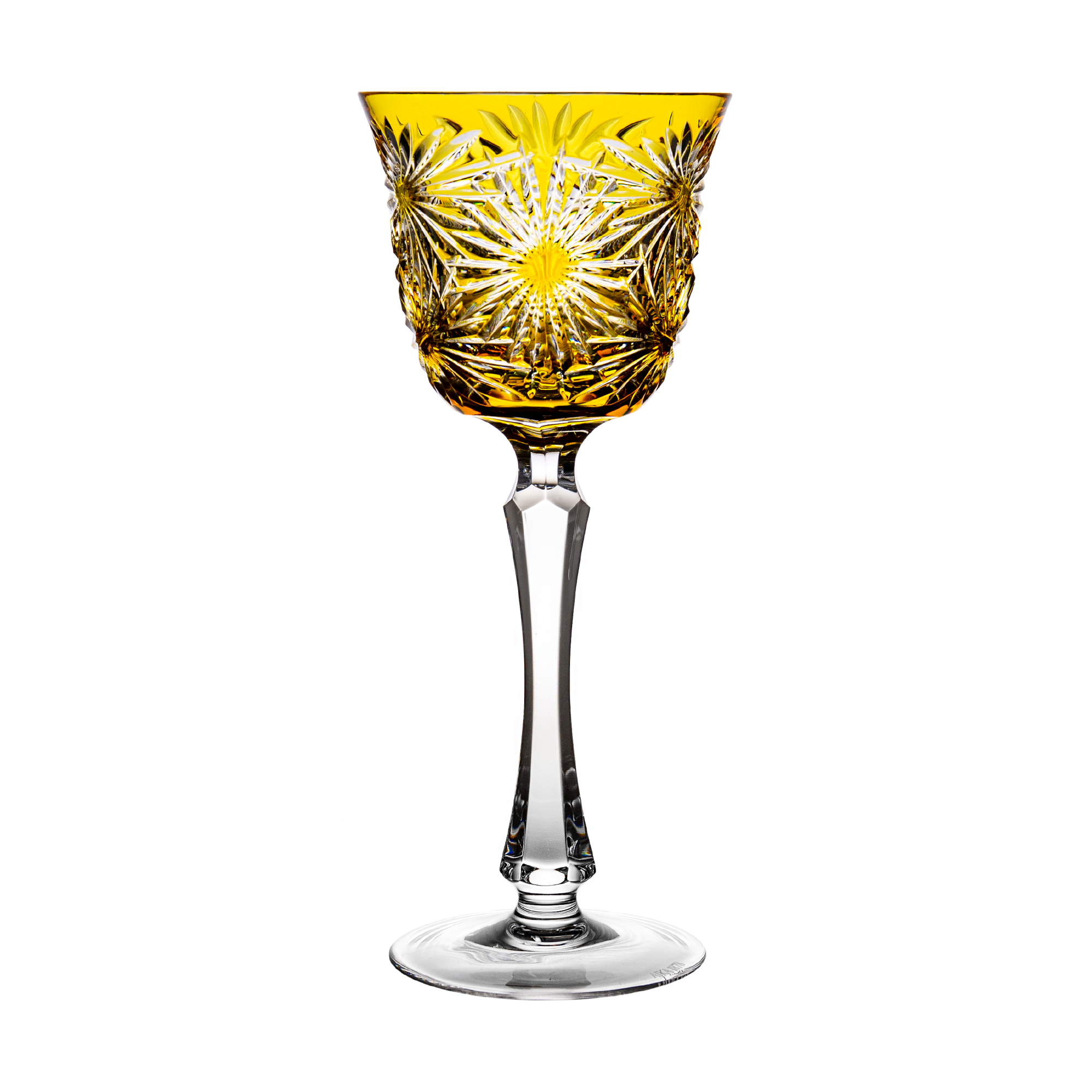 Easter Golden Large Wine Glass