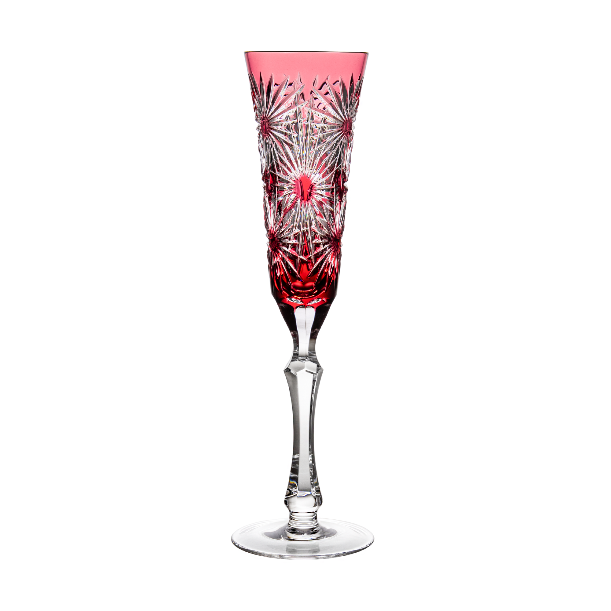 Easter Golden Red Champagne Flute
