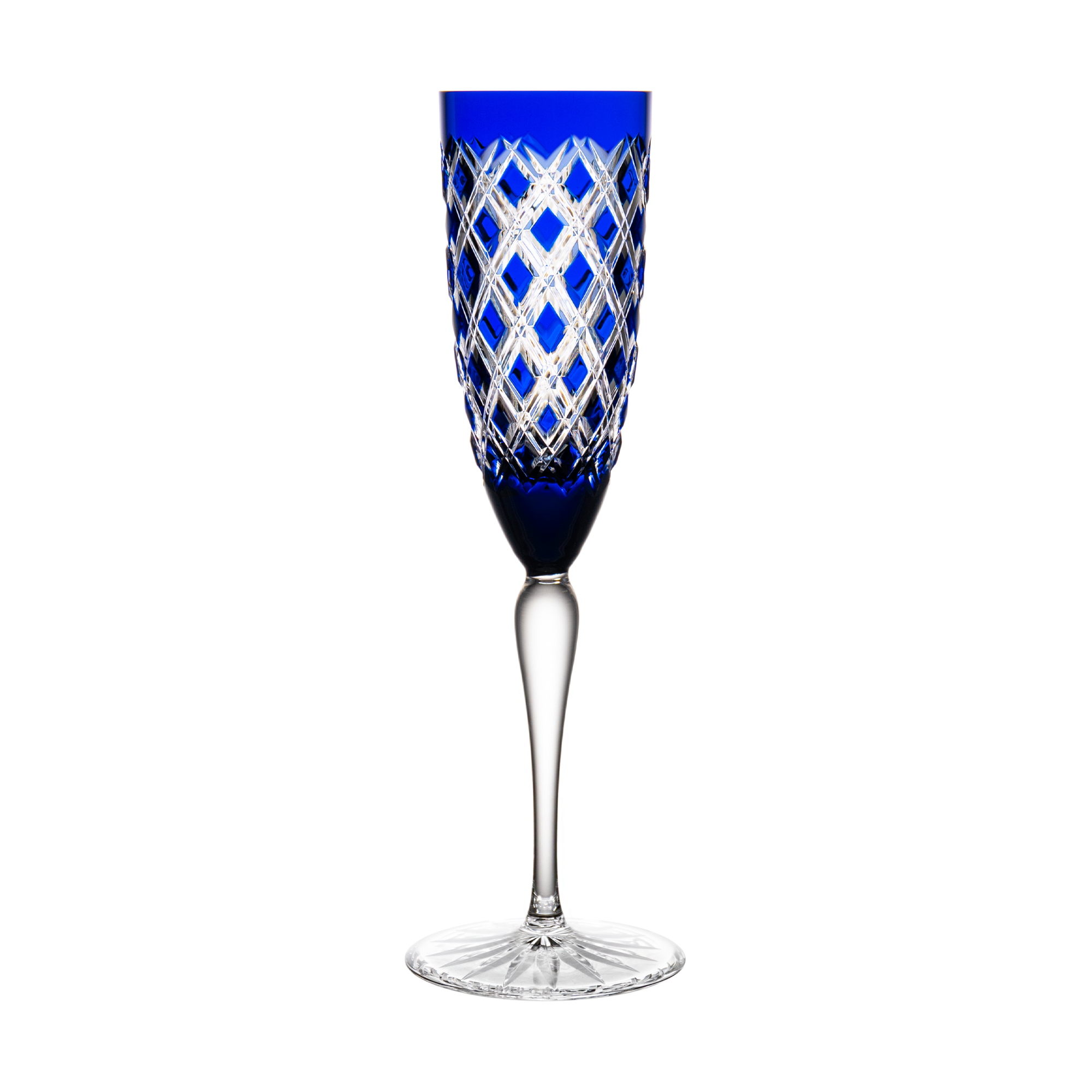 Fabergé Athenee Blue Champagne Flute
