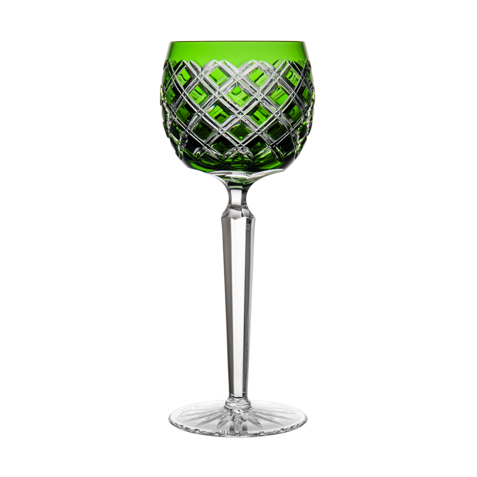 Fabergé Athenee Green Wine Glass