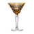 Easter Golden Martini Glass