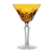 Lismore Golden Martini Glass
