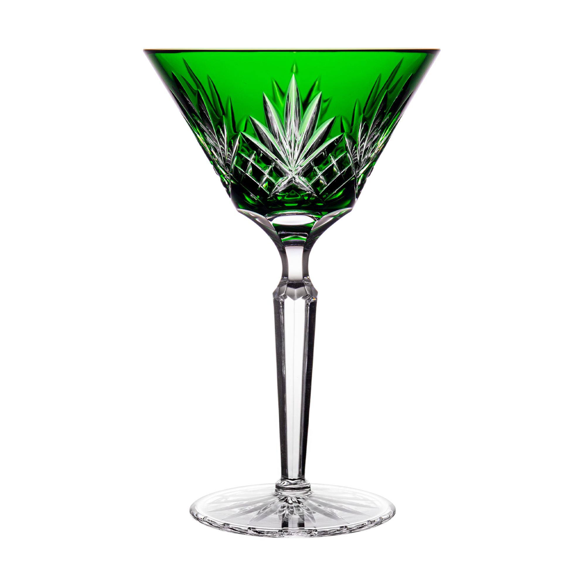 Fabergé Odessa Green Martini Glass