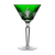 Fabergé Odessa Green Martini Glass