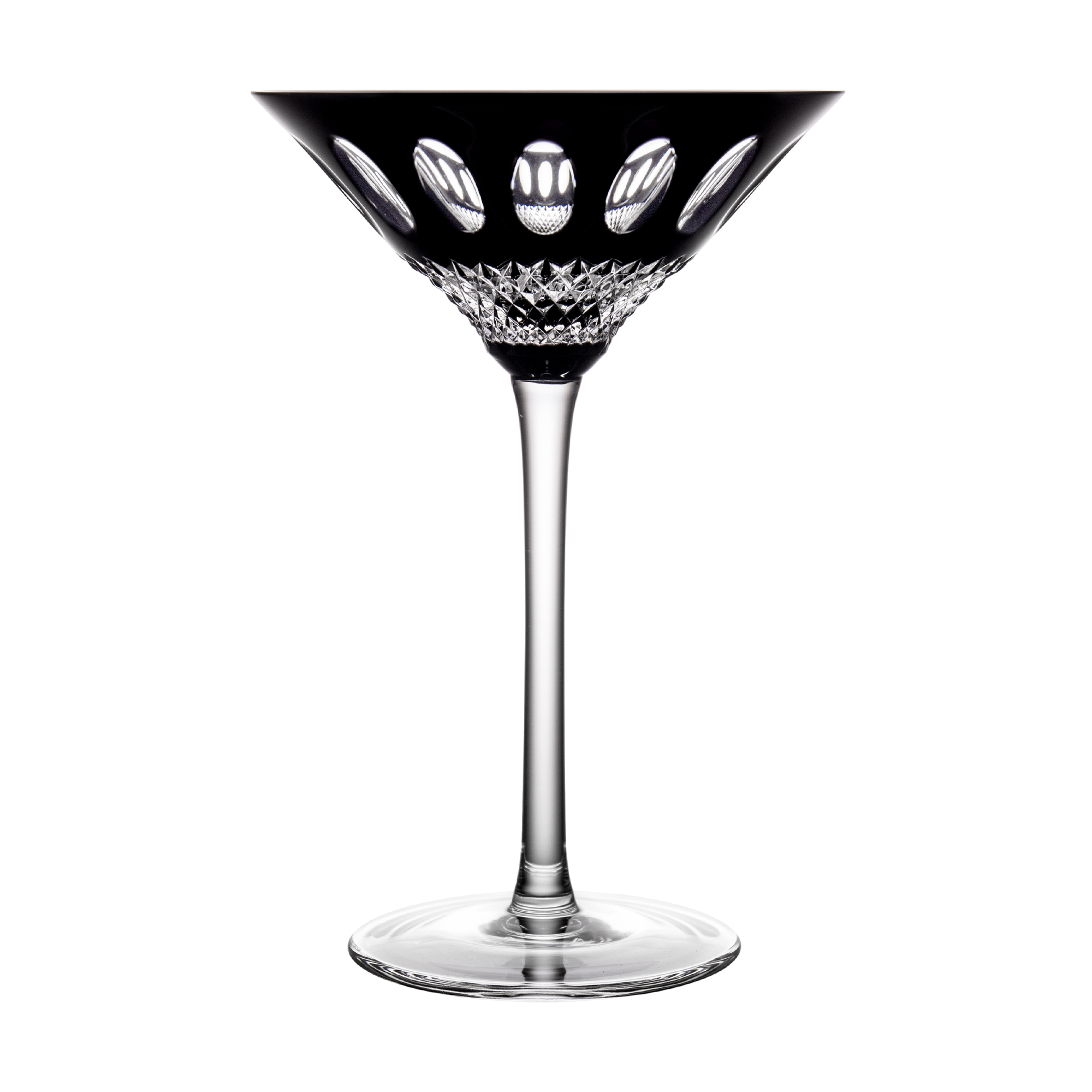 Colleen Encore Black Martini Glass