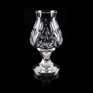 Waterford Belmont Hurricane with Platinum Base 7.9 in