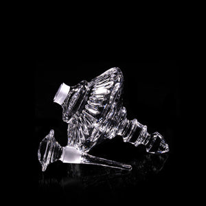 Ajka Crystal Toupie Perfume Bottle 2 oz