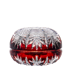Fabergé Czar Imperial Ruby Red Box 3.5 in
