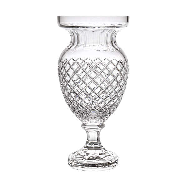 Athenee Vase 22 in - Ajka Crystal