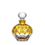 Fleur Golden Perfume Bottle 2 oz