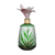 Frasco de Perfume Frankfurt Verde com Detalhe em Ouro 11.8 oz