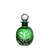 Frasco de Perfume Valijean Verde 1.7 oz