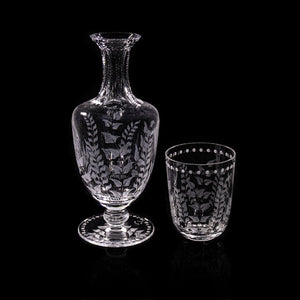 William Yeoward - Jenkins Fern Decanter 13.2 oz &amp; Tumbler