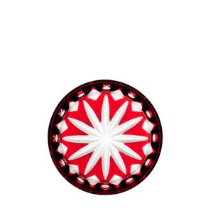 Fabergé Salute Ruby Red Coaster 3.5 in