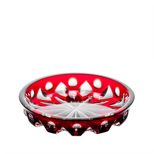 Fabergé Salute Ruby Red Coaster 3.5 in