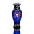 Bellflower Blue - Purple - White Cameo Vase 9.8 in