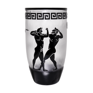 Olympics III Cristal duplo Preto Vaso 11.8 Pol