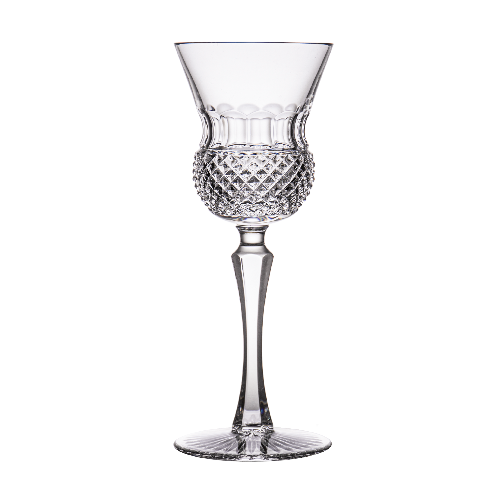 Edinburgh Crystal Thistle Tall Small Wine Glass