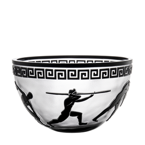 Olympics V Double Cased Black Bowl 7.9 in