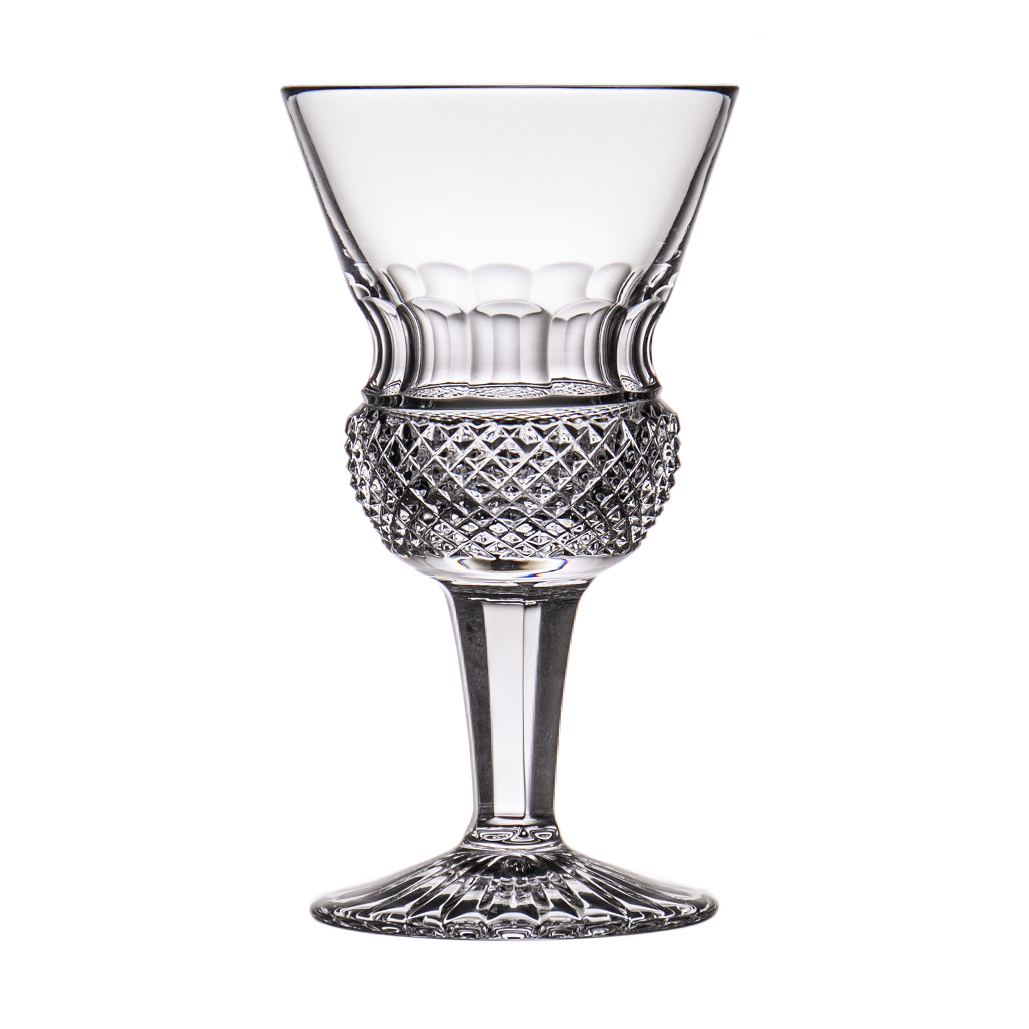 Edinburgh Crystal Thistle Plain Small Wine Glass
