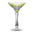 Fabergé Xenia Light Green Martini Glass