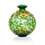 Christian Dior Double Cased Green and Golden Vase 6.3 in